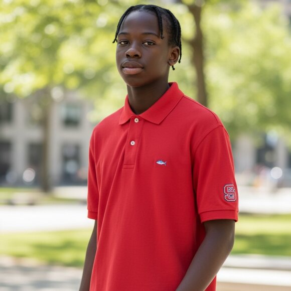 Southern Tide Skipjack Polo Shirt XL | NC State Red | Embroidered Logo - Picture 1 of 8
